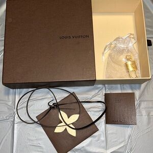 Louis Vuitton, full inclusion, lock and key set